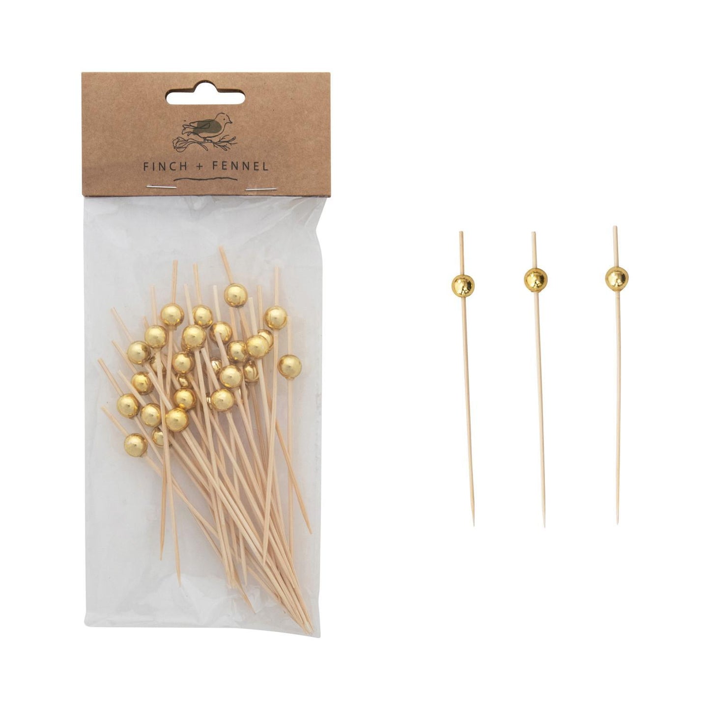 Bamboo Beaded Skewers