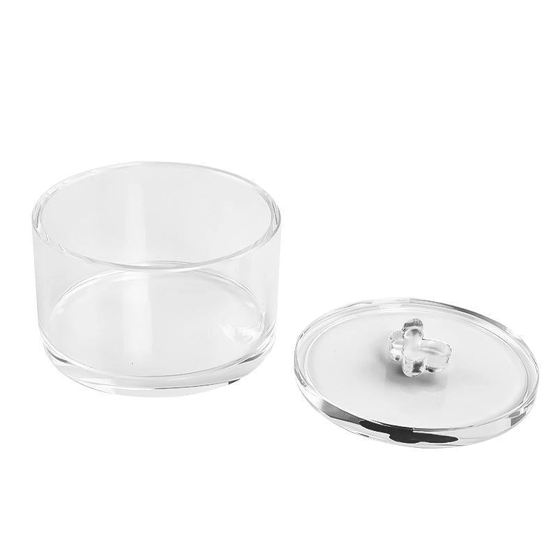 CRYSTAL JAR WITH BUTTERFLY HANDLE
