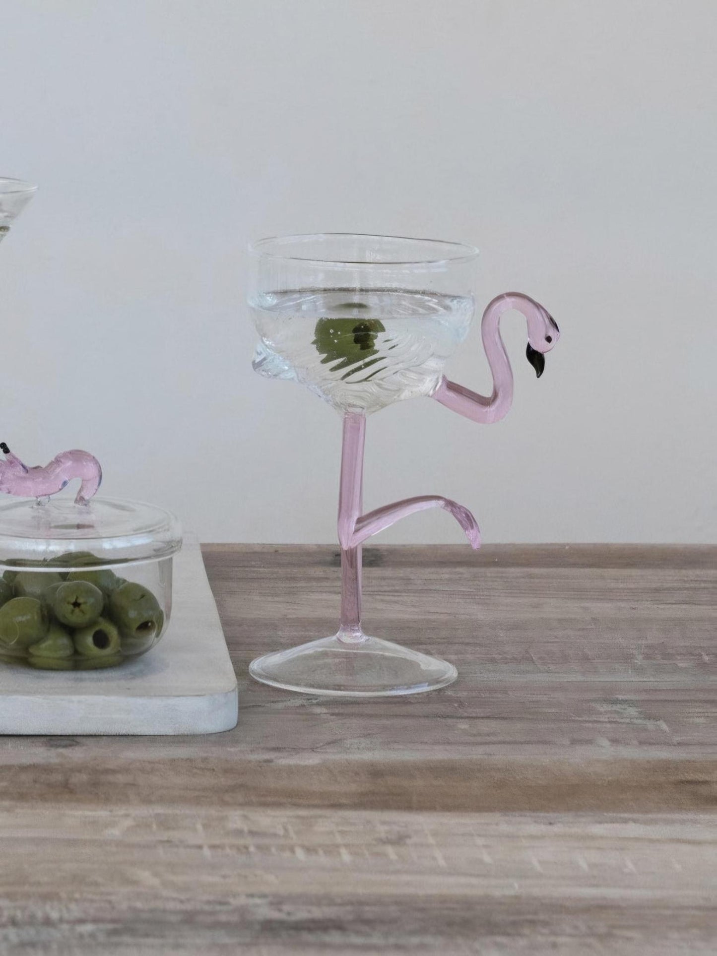 Flamingo Shaped Wine Glass