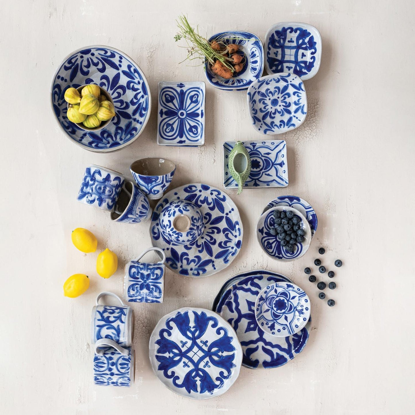 Hand-Painted Tile Dish