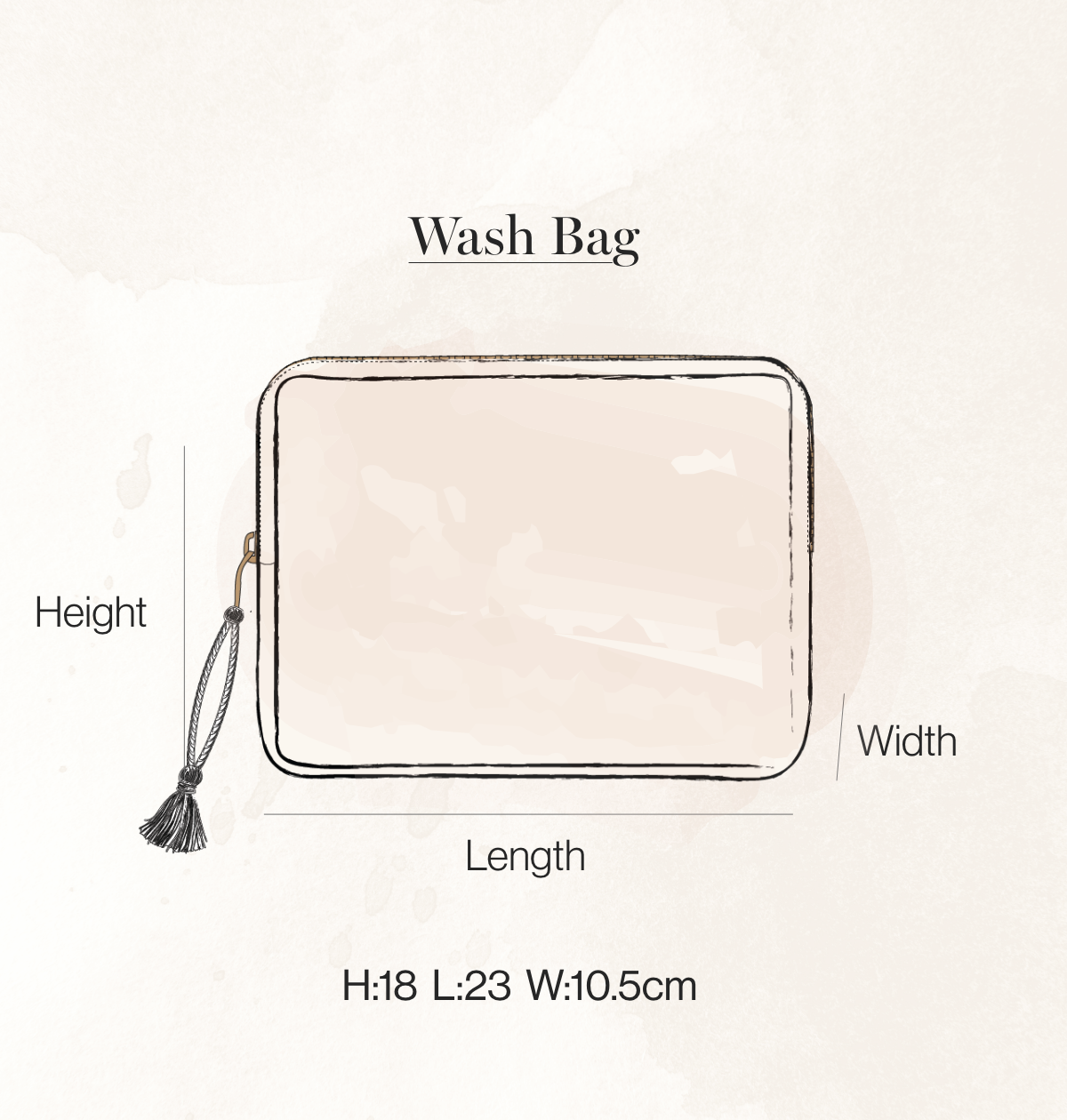 Honey Bee Wash bag