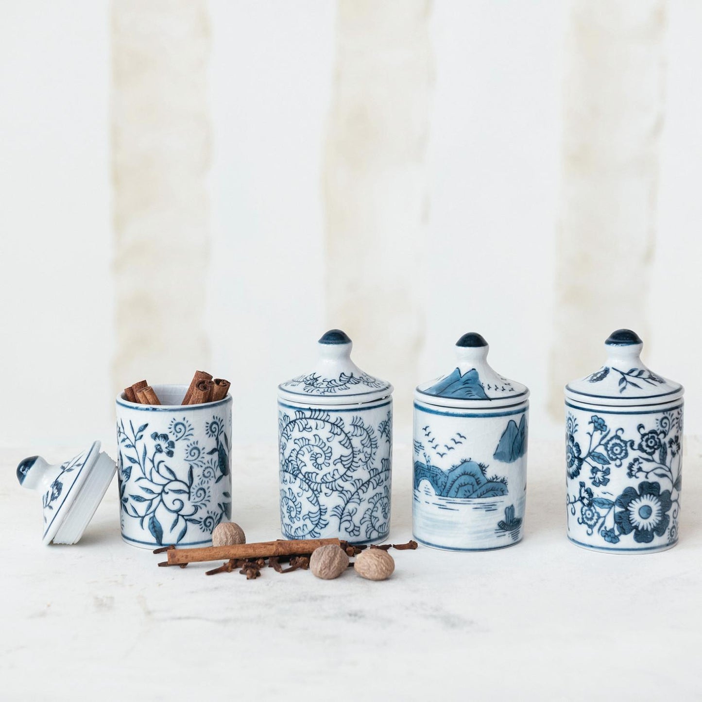 Hand-Stamped Spice Jar