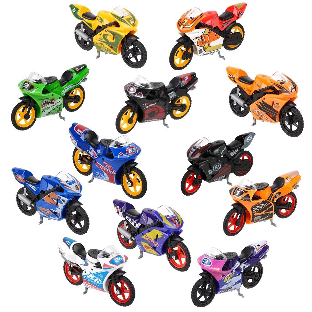 Diecast Pull Back Racing Motorcycle