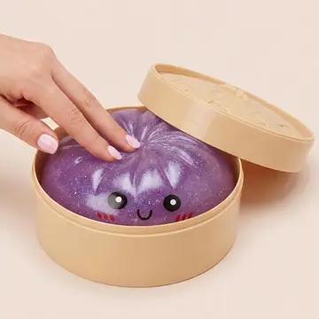 Jumbo Glitter Mystery Squishy Dumpling Stress Relief Squishy Toy