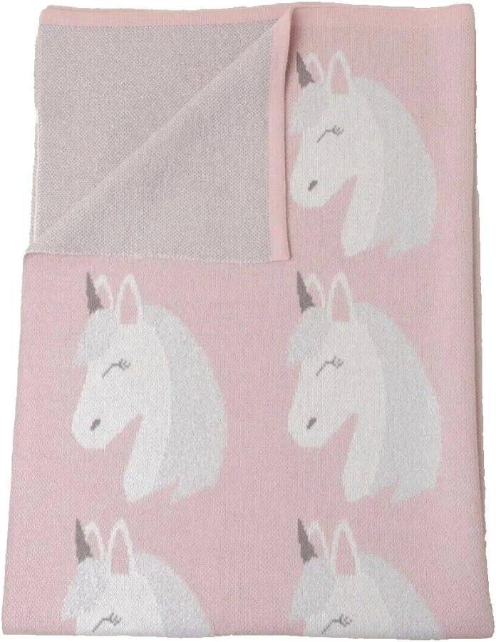 Unicorn Knit Baby Blanket