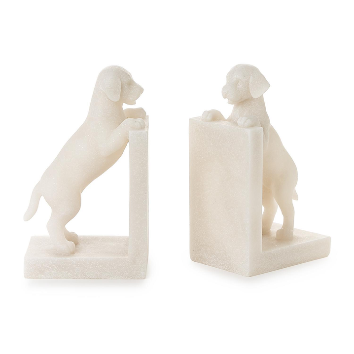 Playful Puppy Dog Book End