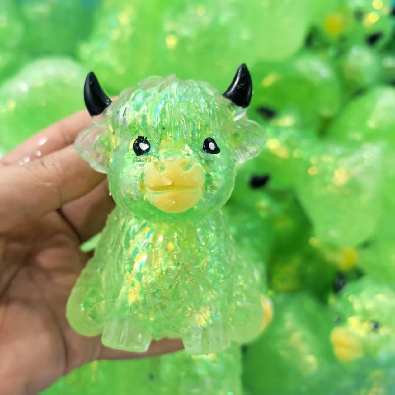 Maltose Cute Highland cow Yak squishy toy