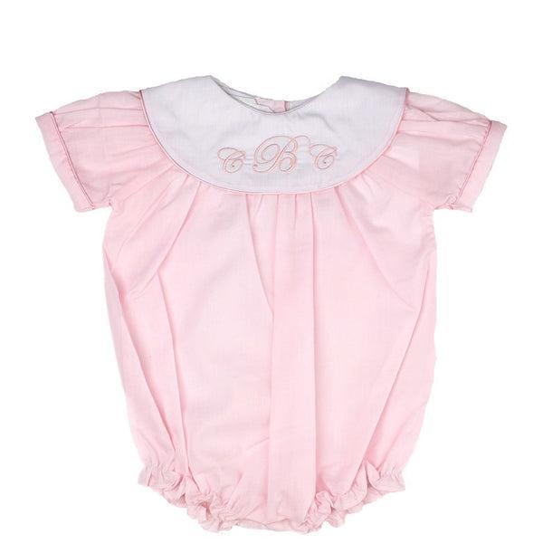 Classic Pink Bubble Romper