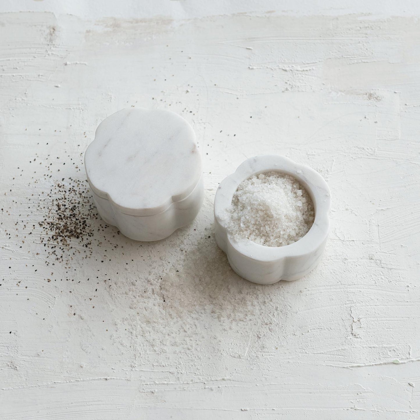 Stackable Marble Pinch Pots