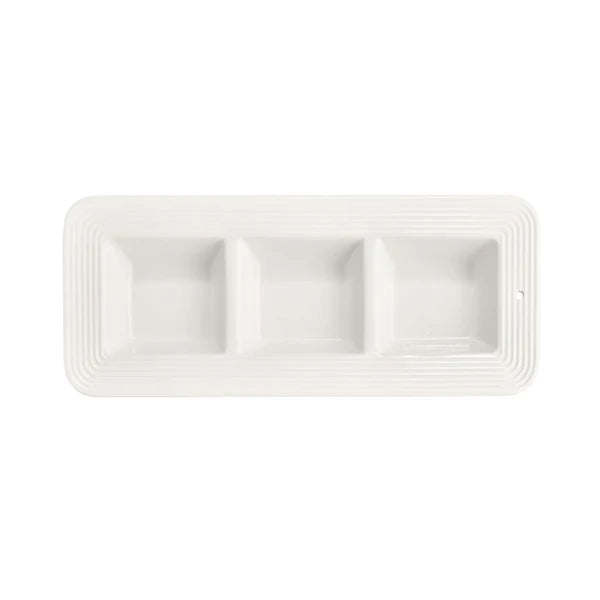 Stoneware - Pinstripes Garnish Dish