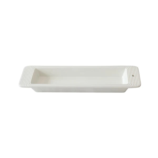 Stoneware - Pinstripes Cracker Tray