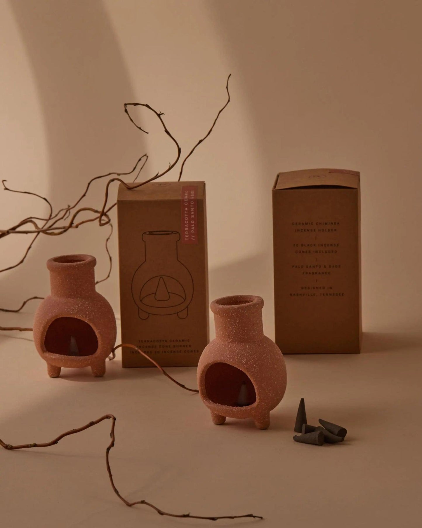 Chimnea Incense Cone Holder