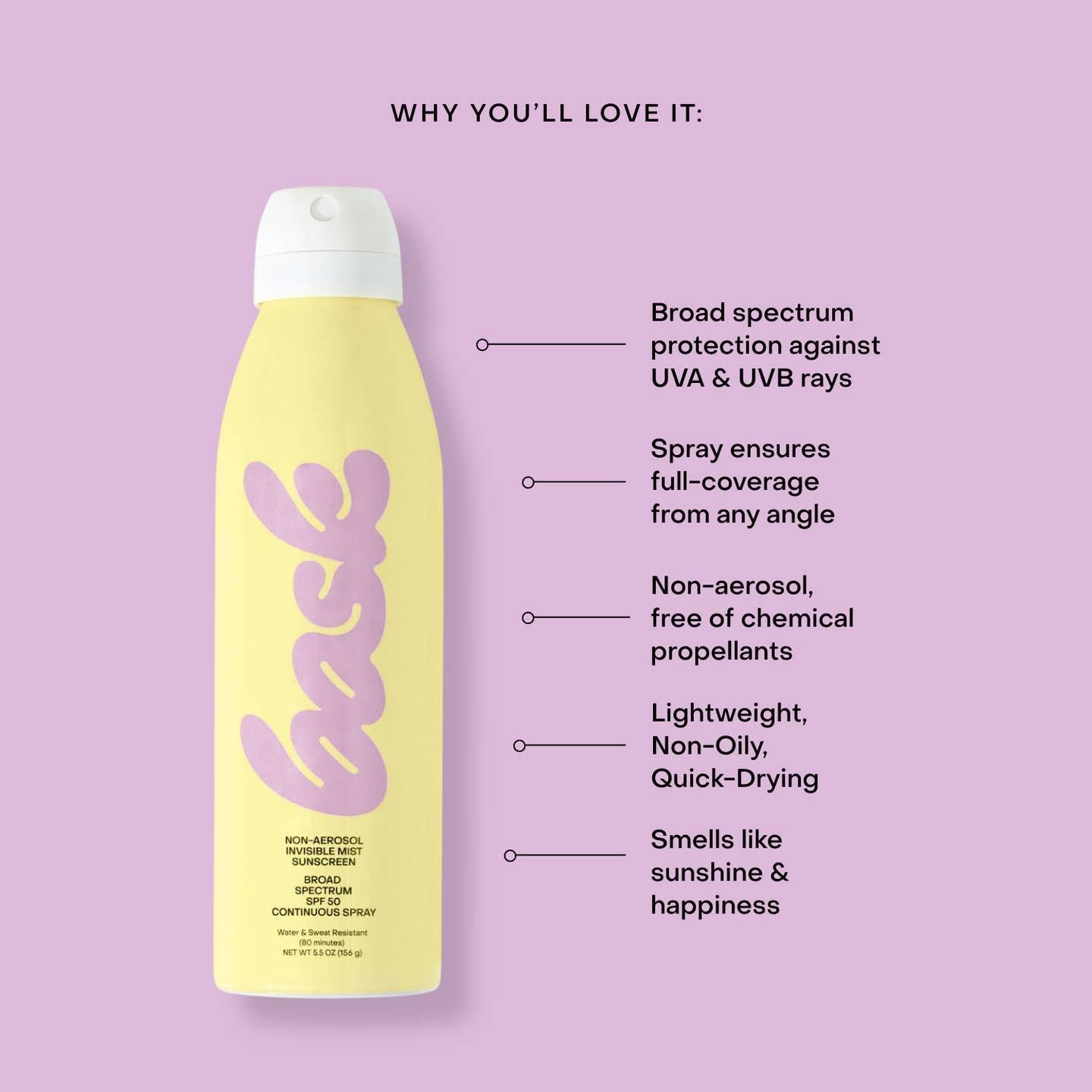 Non-Aerosol Spray Sunscreen