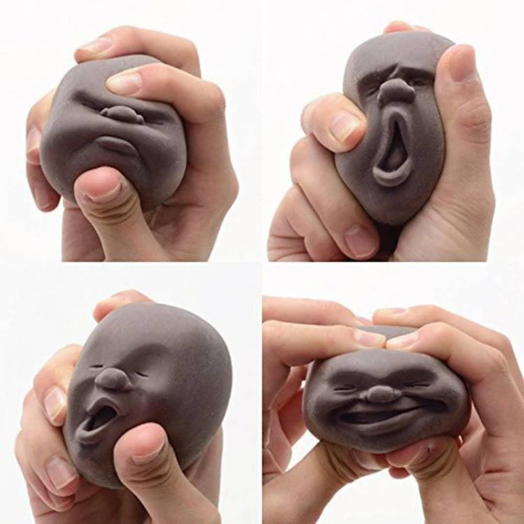 Funny Face Squeeze Ball - Stress Relief Toy for All Ages