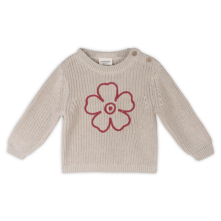 HIPPIE FLOWER BABY SWEATER