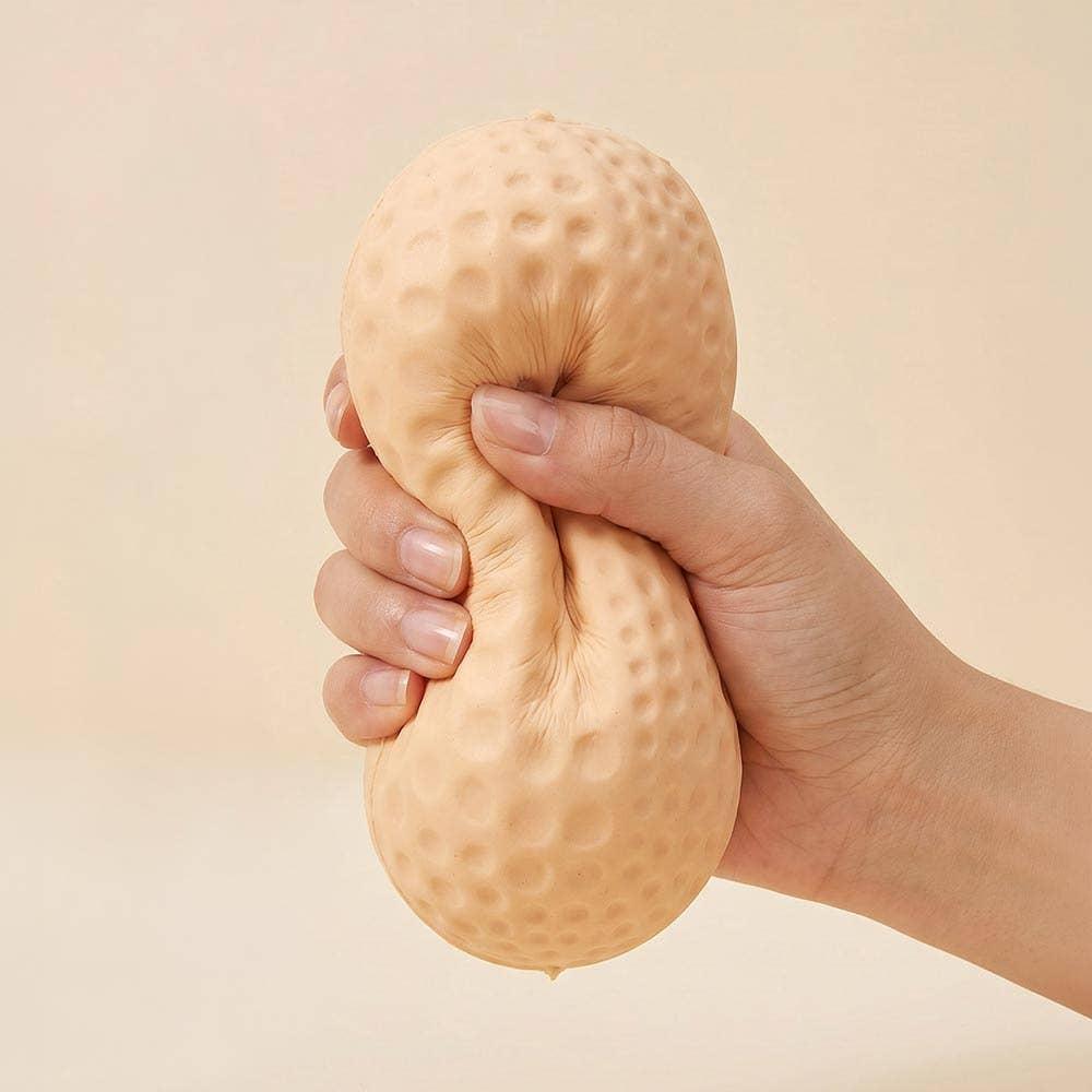 Jumbo Peanut Squeeze Squishy Stress Relief Toy