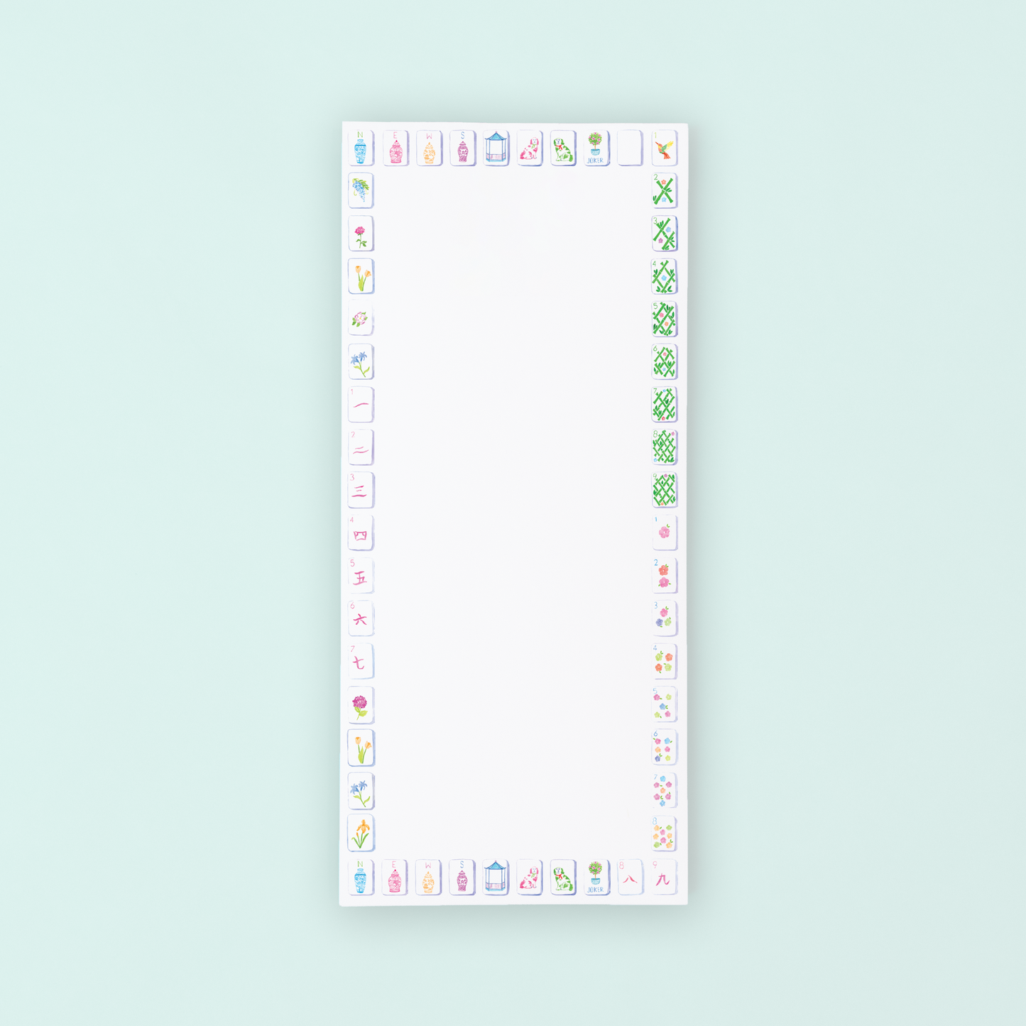 Watercolor Printed List Pad