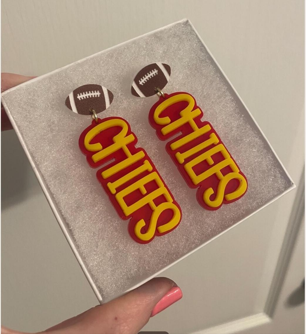 Chiefs Earrings
