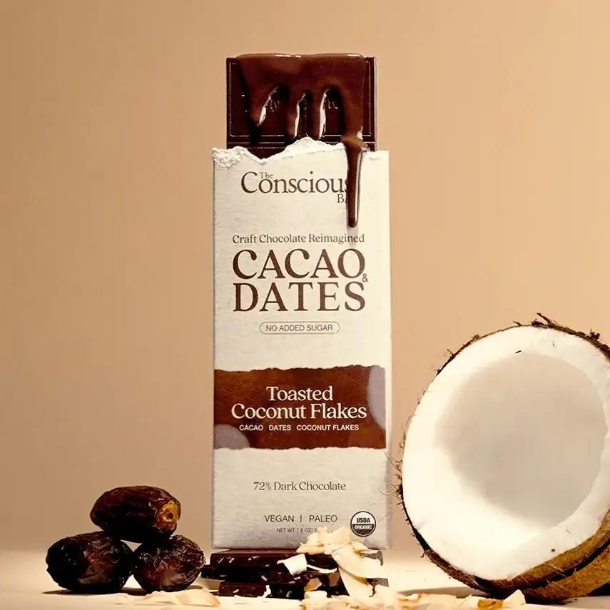 Date Sweetened Dark Chocolate Bars