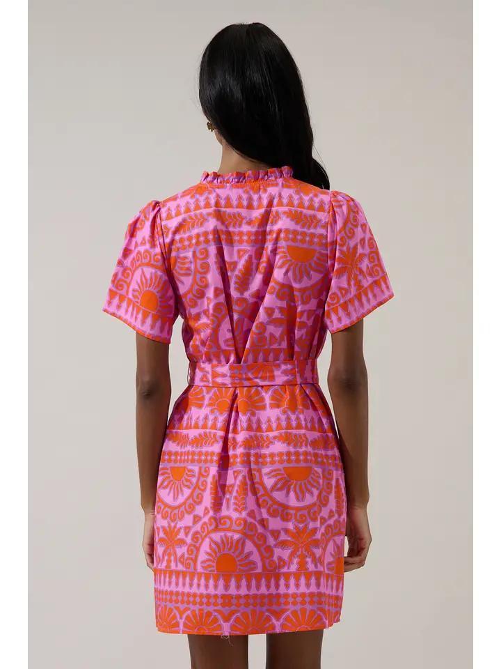 Tarie Tropical Ema Shift Mini Dress