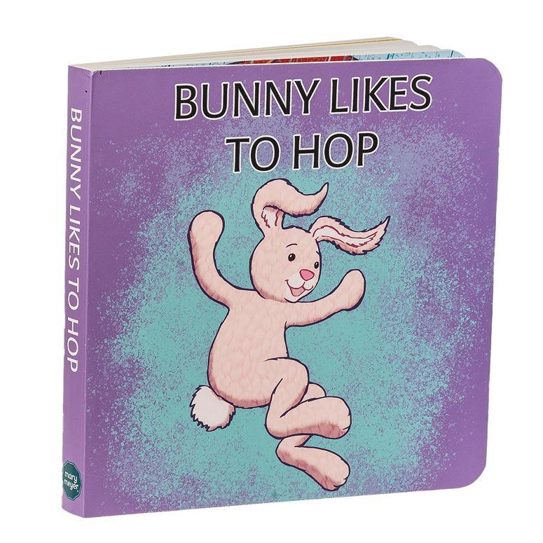 Bunny Likes to Hop Board Book