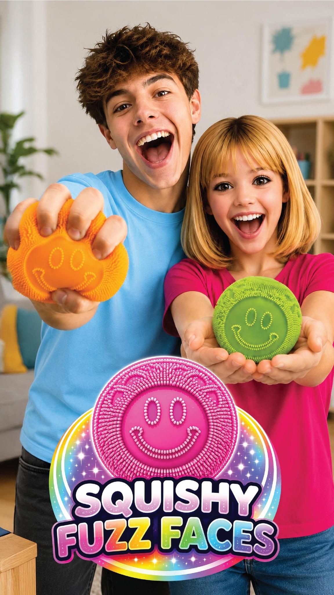 Fun Doh Squishy Fuzz Faces