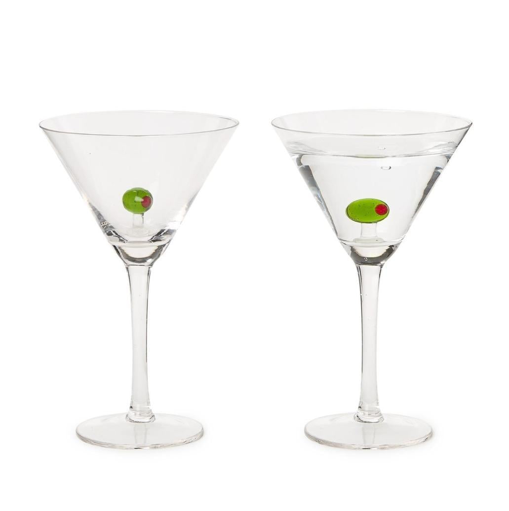 Olive Martini Glass