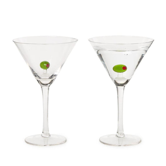 Olive Martini Glass