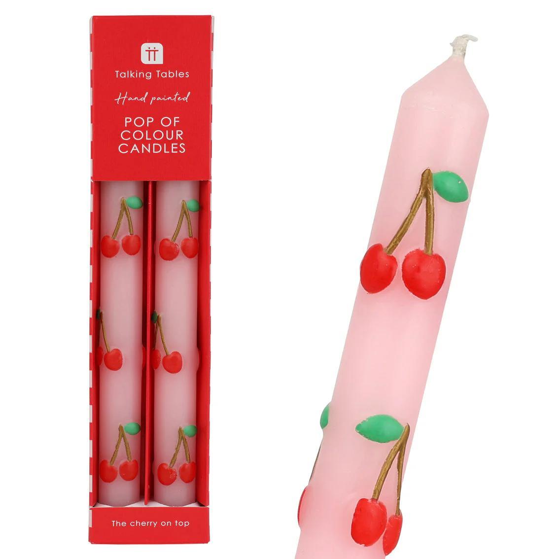 3D Color Pop Dinner Candles