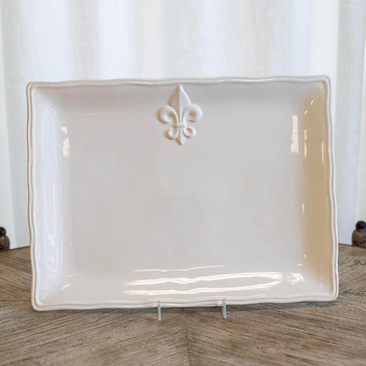 Fleur de Lis Platter