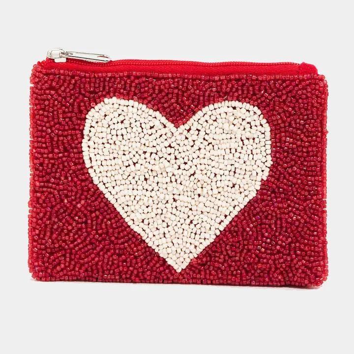 Seed Beaded Coin Purse