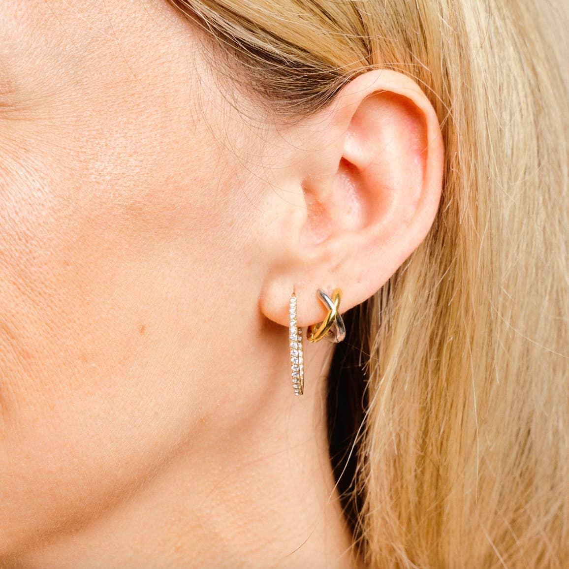 Sutton Crystal Hoops