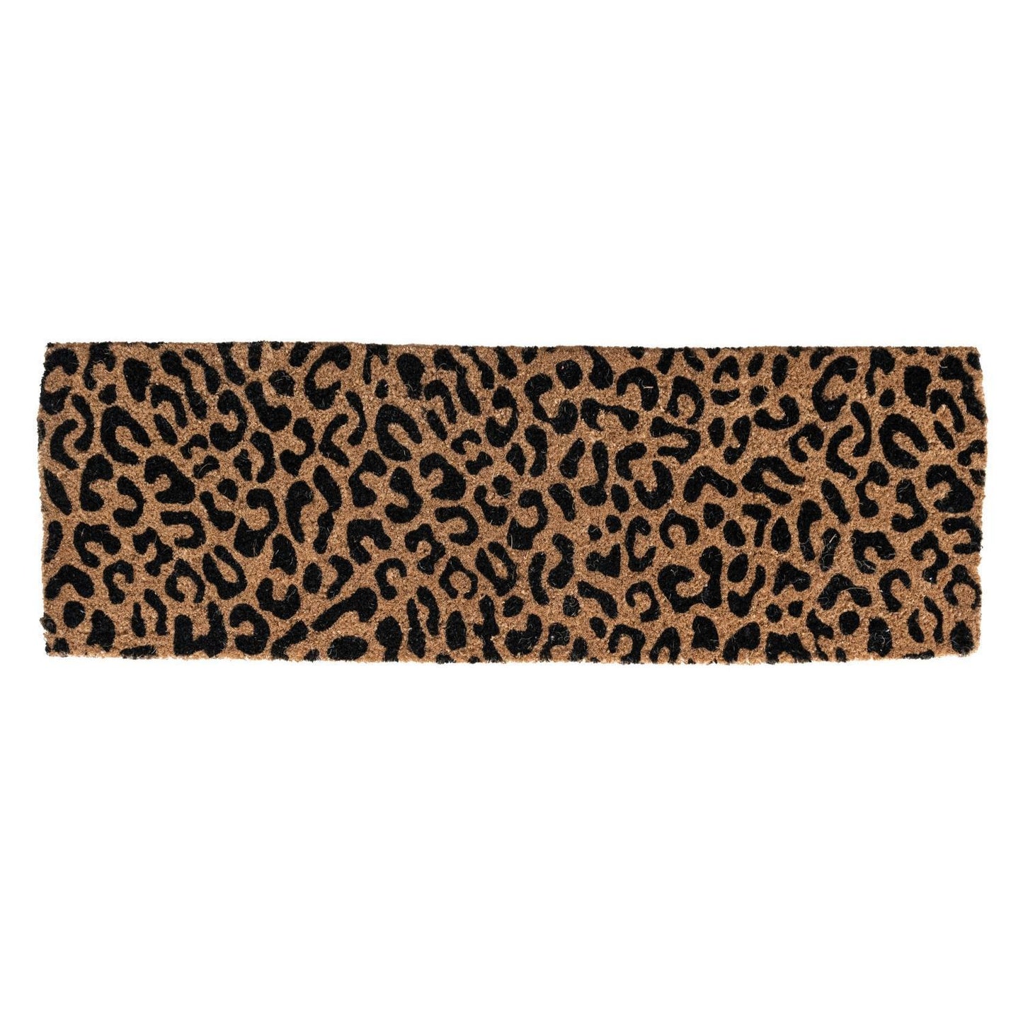 Leopard Print Coir Doormat