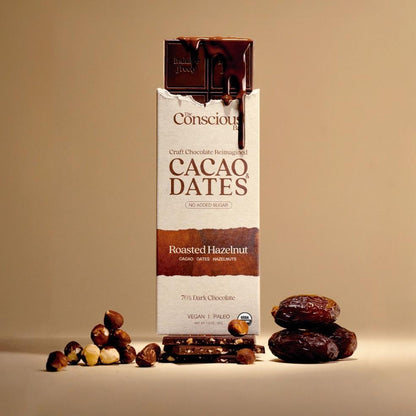 Date Sweetened Dark Chocolate Bars