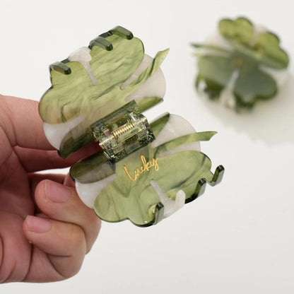 Four Leaf Clover Claw Clip