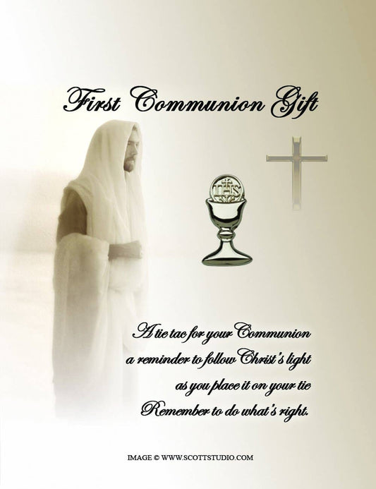 Boys First Communion Gift Chalice Tie Pin