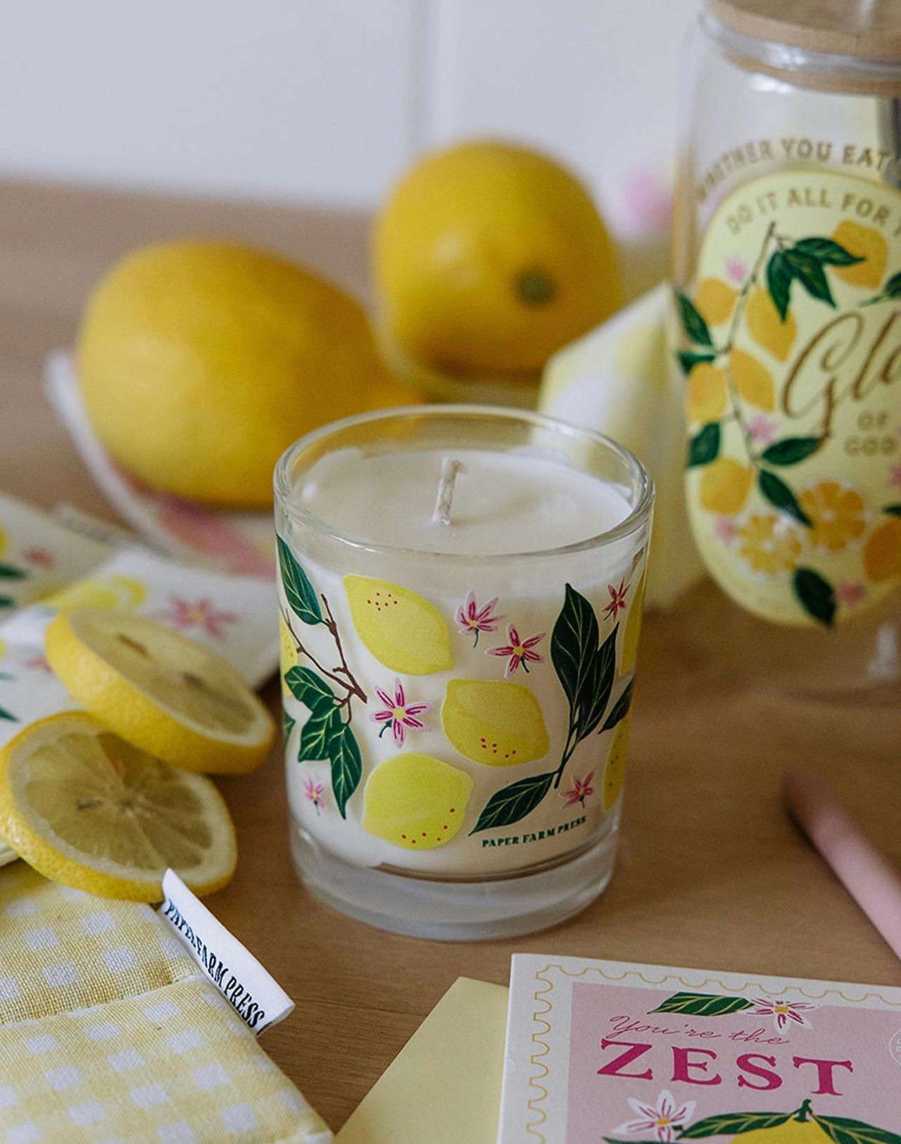 Fruit Print 6 oz. Soy Candle