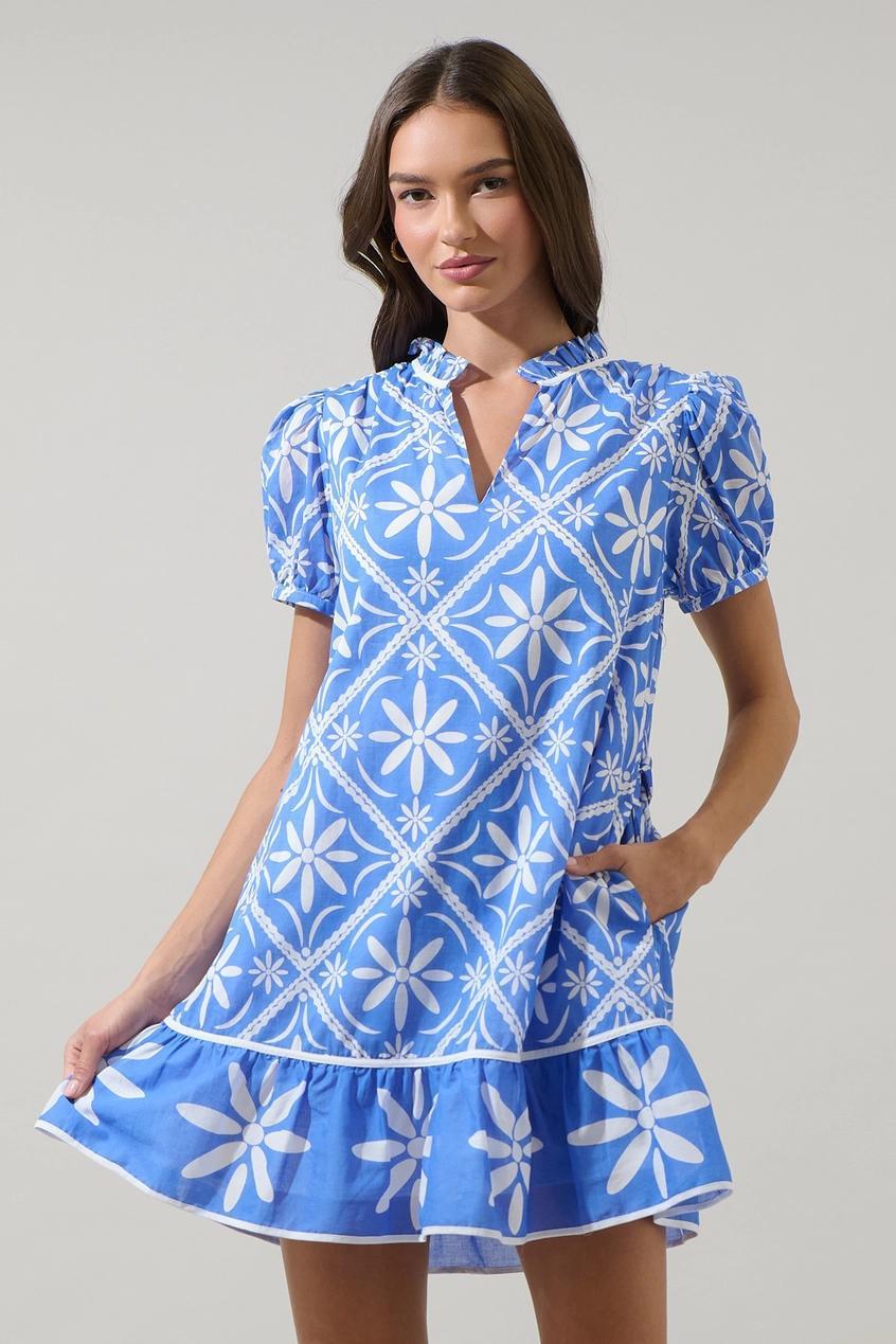 Alexie Floral Susi Shift Mini Dress