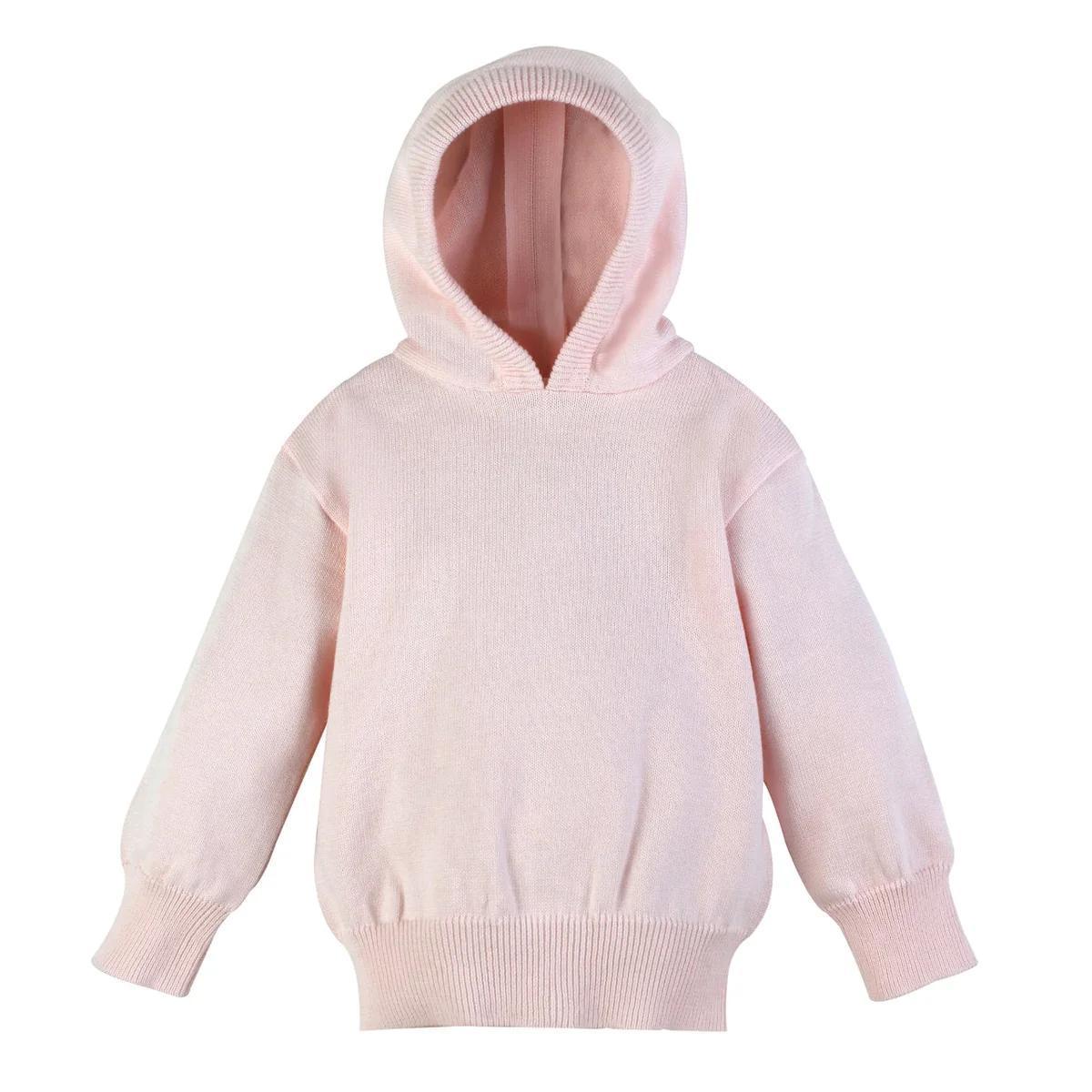 Monogrammed Hooded Zip Back Sweater