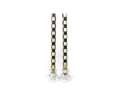 Check Dinner Candles - Set of 2