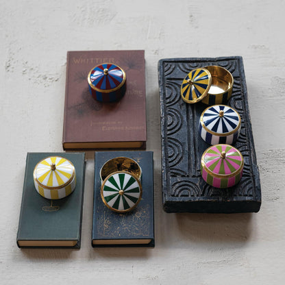 Circus Stripe Trinket Box