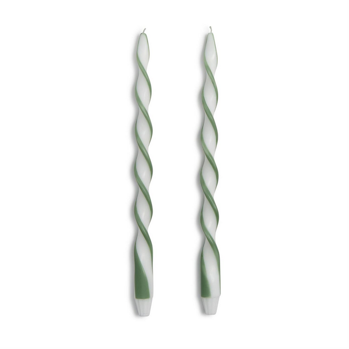 15.75" Twist & Glow Taper Candles - Set/2