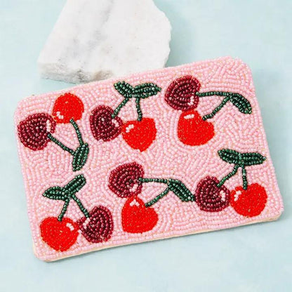 Seed Beaded Coin Purse
