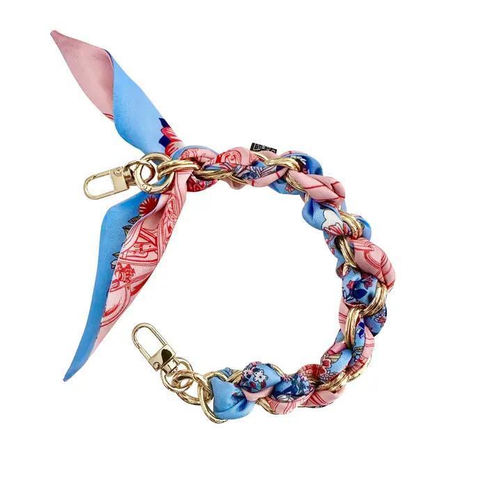 Gold Phone Chain with Scarf