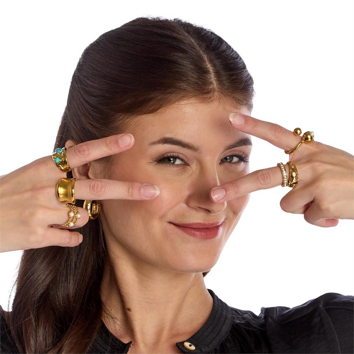Ring Around Waterproof Statement Ring