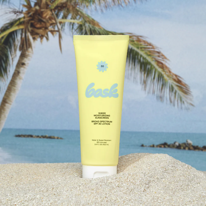 Bask Sheer Moisturizing SPF Lotion Sunscreen 3.4oz