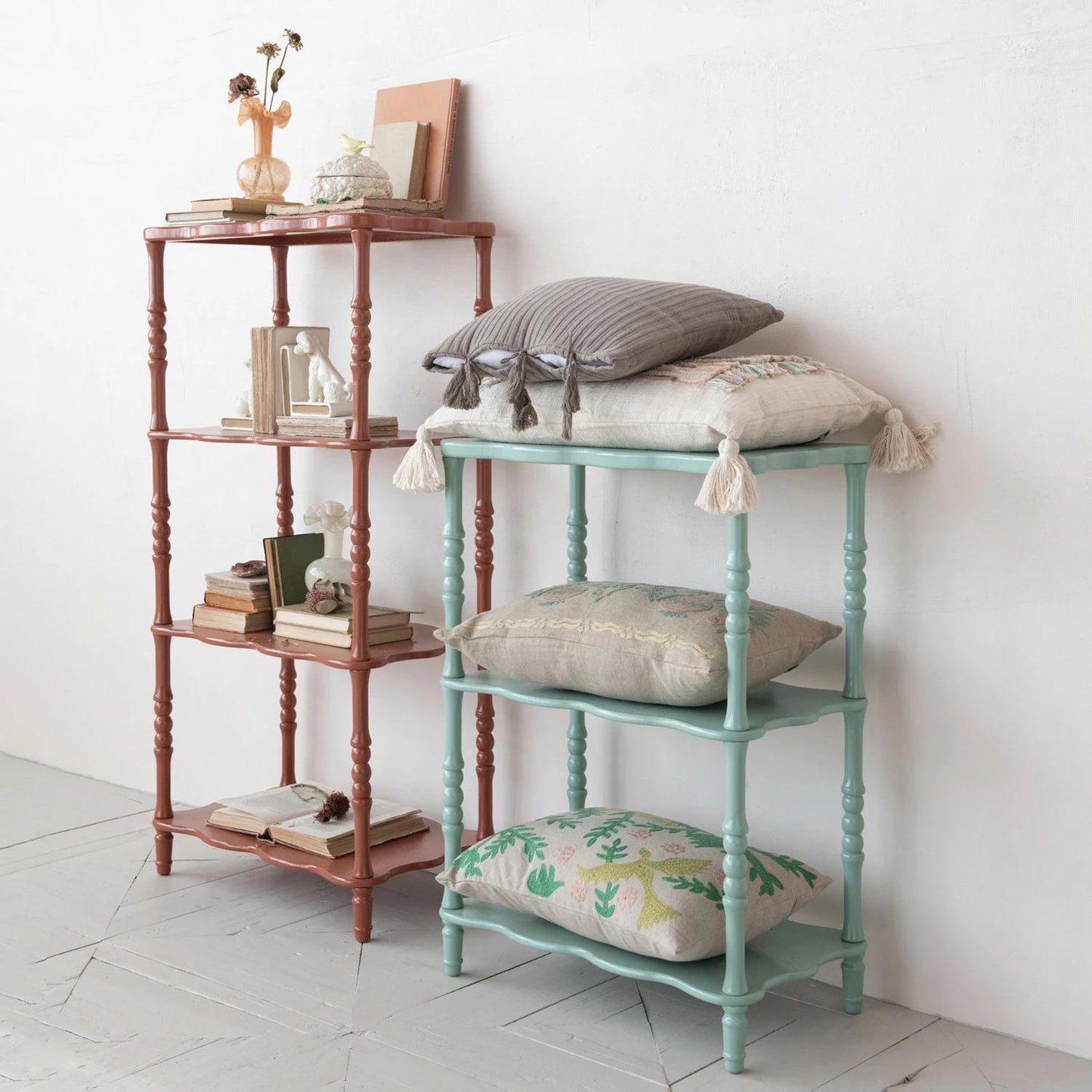 MDF & Turned Wood Shelves