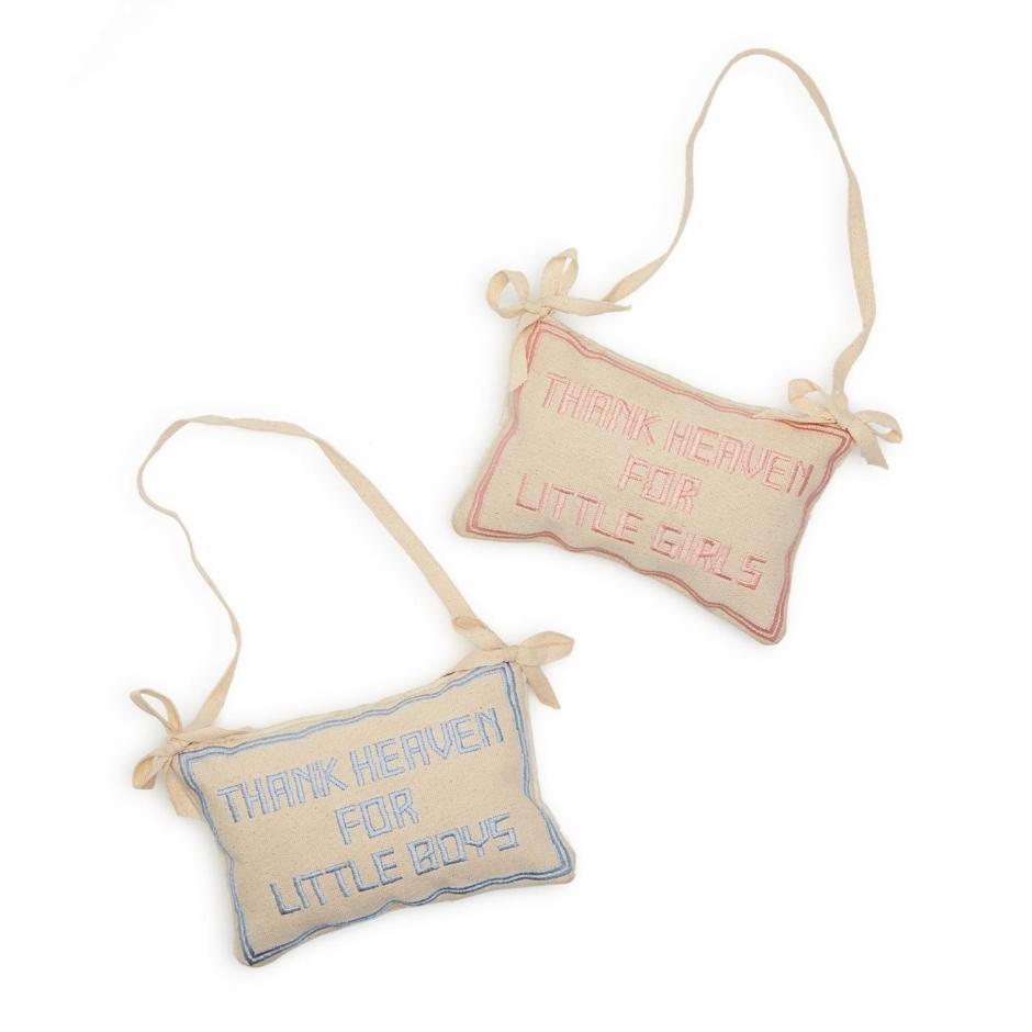 Thank Heaven Pillow Door Hanger