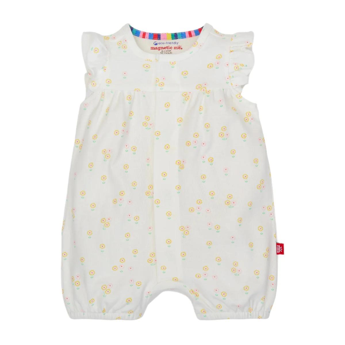 Evangeline Magnetic Romper with Ruffle