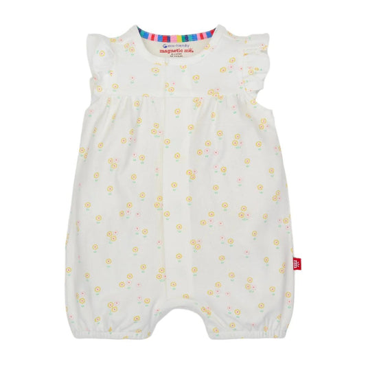 Evangeline Magnetic Romper with Ruffle
